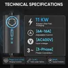 Przenośna ładowarka do pojazdów elektrycznych typu 2, 11 Podgląd zdjęcia produktu 7