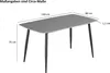 Esstisch 140 x 80 cm Milano, grau Matte Keramikplatte, Produktbild-Vorschau 7