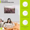 ARTland Leinwandbild Blühende Heidelandschaft auf Sylt Produktbild-Vorschau 3