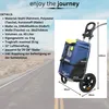BELLELLI B-TOURIST 2in1 Fahrrad-Einkaufswagen, blau Produktbild-Vorschau 8