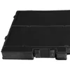 A close-up, angled view of a black charcoal filter, likely for a kitchen appliance. Produktbild-Vorschau