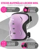 SKATEWIZ Kit de genouillères enfants Skateboard protection Voir les images du produit 7