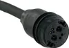 A close-up view of a black electrical connector with three pins visible. Anteprima dell’immagine prodotto