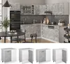 Eckunterschrank Vicco R-Line Beton 86 cm , AP Marmor, Model Produktbild-Vorschau 4