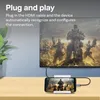MMOBIEL USB-C zu HDMI Kabel 2 m -4K@60Hz Geflochtenes Produktbild-Vorschau 5