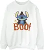 Disney - "Boo!" Sweatshirt für Damen BI23002 (XXL) (Weiß) Produktbild-Vorschau 1