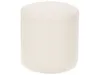 A white, cylindrical pouf on a white background. Náhled obrázku produktu
