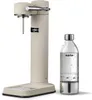 A carbonator and a bottle are shown against a white background. Produktbild-Vorschau