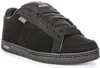 A studio shot of a single black Etnies skate shoe. Produktbild-Vorschau