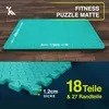 ForeverMyself Fitness Bodenmatte EVA 1,5 m² Türkis Produktbild-Vorschau 2