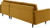 riess-ambiente Elegantes Ecksofa COZY VELVET 260cm senfgelb Produktbild-Vorschau 10
