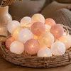 USB-Lichterkette – Baumwollkugeln mit Timer – 3 Meter – 20 Produktbild-Vorschau 3