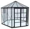 Palram - Canopia Aluminium Gewächshaus Oasis Grau Ø 363 cm Produktbild-Vorschau 1