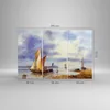 Bild auf Leinwand - Leinwandbild - 3 Teile - Fischer Schiff Produktbild-Vorschau 3