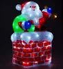 LED Santa Claus Figur / Weihnachtsmann Acryl 96 LEDs IP44 Produktbild-Vorschau 1
