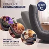 CASARIA Fauteuil tout confort pivotant 360 degrés velours Voir les images du produit 4