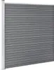 vidaXL WPC Zaun-Set 2 Quadrate + 1 Schräge 446x186 cm Grau Produktbild-Vorschau 1
