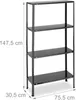 Scaffale per carichi pesanti Relaxdays, portata 160 kg, 4 Anteprima dell’immagine prodotto 4
