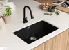 PRIMAGRAN Unterbauspüle Granit Schwarz Metallic 76x47cm, Produktbild-Vorschau 3