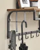 VASAGLE Wandgarderobe Wandregal mit 5 abnehmbaren Haken, Produktbild-Vorschau 5