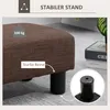HOMCOM : Repose-pied, tabouret, ottoman rectangulaire, Voir les images du produit 5