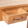 Table console avec 2 tiroirs 83x30x73 cm Bois de chêne Voir les images du produit 3