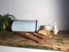 LS-LebenStil Vintage Brotkasten Ice Blau 34cm Metall Retro Produktbild-Vorschau 4