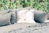 MuchoWow® Outdoor Kissen - Blume - Strichzeichnung - Natur Produktbild-Vorschau 2