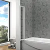 120x140cm Badewannenfaltwand 5-teilig Badewannenaufsatz Produktbild-Vorschau 2