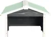 vidaXL Garage pour tondeuse à gazon robot 72x87x50 cm Gris Voir les images du produit 4