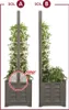 Bama Fioriera Separe Bloemenbak 80x42.5x150 cm Grijs Produktbild-Vorschau 13