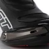 A close-up view of a black motorcycle boot. Podgląd zdjęcia produktu