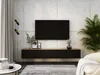 CABINA TV : rovere Wotan / nero opaco, (2 x 100 cm) x 34 x Anteprima dell’immagine prodotto 2
