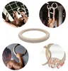 MAMOI® Holz Turnring, Gymnastikring ohne Gurte, Griff für Produktbild-Vorschau 3