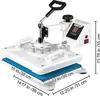 VEVOR tepelný lis 29x38cm tepelný lis 5 v 1, tepelný lis, Náhled obrázku produktu 8
