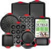 NutriChef 10-Teiliges Backform Set Stapelbar – Produktbild-Vorschau 1