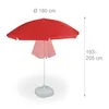 Relaxdays Sonnenschirm, Ø 180 cm, höhenverstellbar, Produktbild-Vorschau 4