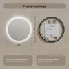 Okrągłe lustro łazienkowe z oświetleniem LED o średnicy Podgląd zdjęcia produktu 8