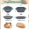 2 Stk Brotkorb faltbare & waschbare Silikon Gärkörbchen Produktbild-Vorschau 3