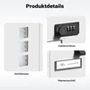 Poštovní schránka Wiltec bílá 215x320x90mm Poštovní Náhled obrázku produktu 13