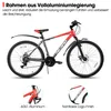 Hiland 26-Zoll-Herren-Mountainbike, 18-Gang, Federgabel, Produktbild-Vorschau 2