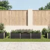 vidaXL Garten-Hochbeet Anthrazit 240 x 80 x 45 cm Produktbild-Vorschau 3