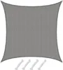 Voile d'ombrage Puna Gris 6x6m HDPE Voir les images du produit 1