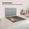 KitchenYeah© Herdabdeckplatte Seerosen, untergehende Sonne Produktbild-Vorschau 3