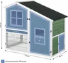 Dehner Nagerheim Happy Home Tempio, Hasenstall mit Produktbild-Vorschau 3