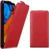 Cadorabo Hülle für LG Q STYLUS Schutz Hülle in Rot Flip Produktbild-Vorschau 6