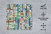 MuchoWow® Mauspad Mousepad Muster - Linie - Weiß 30x30 cm - Produktbild-Vorschau 3