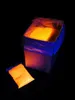 25kg PSYWORK Schwarzlicht Acrylglas-Granulat Orange Produktbild-Vorschau 2