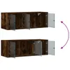 Armadio a muro con ante in vetro rovere fumé 102x37x35 cm Anteprima dell’immagine prodotto 12