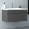Waschtisch mit Unterschrank 80cm BERGEN Badmöbel Set Produktbild-Vorschau 3